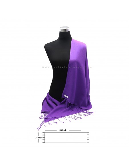 Free shipping purple kashmere shawl, Cashmere gift from Nepal