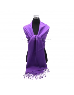 Free shipping purple kashmere shawl, Cashmere gift from Nepal 2