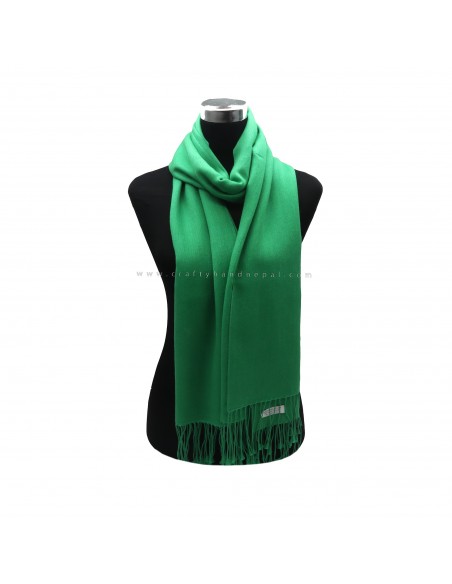 Free Shipping green shawl kashmere gift from Nepal, Handmade 70% pashmina 30% silk