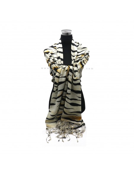 Free shipping printed shawl, 70 % pashmina 30% silk