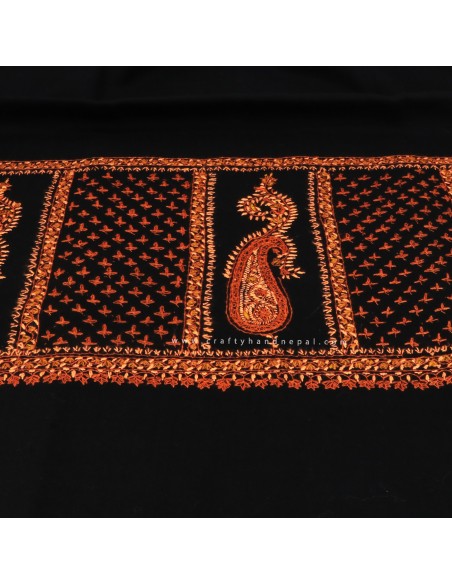 worldwide Free shipping Embroidered  shawl , luxury shawl warm and soft