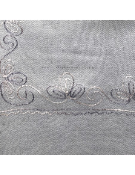 Worldwide free shipping Silver color embroidery cashmere shawl, kashmere shawl