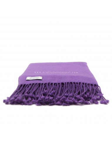 Free shipping violet color exclusive 100% thick cashmere pashmina