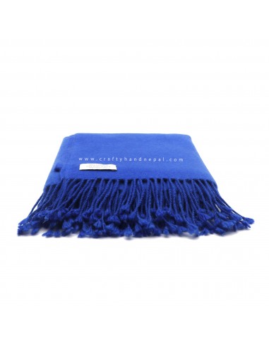 Free shipping royal blue color 100% cashmere pashmina, perfect gift for her