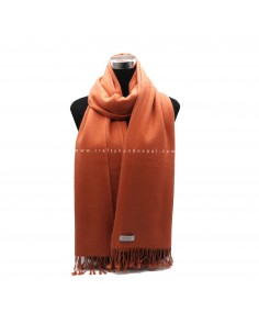 Worldwide free shipping warm ginger color 28x80 inches cashmere pashmina shawl 2
