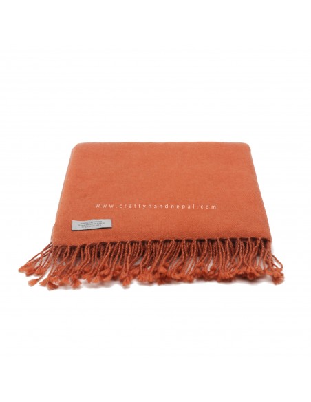 Worldwide free shipping warm ginger color 28x80 inches cashmere pashmina shawl