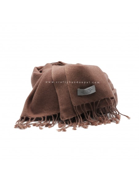 Free shipping exclusive 100% cashmere peanut brown tone color shawl