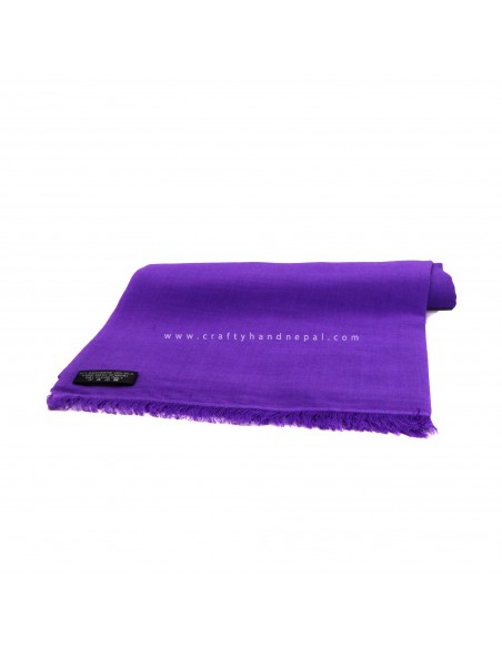 Worldwide free shipping Purple color 80% pashmina 20% silk mixed shawl, Kashmir shawl