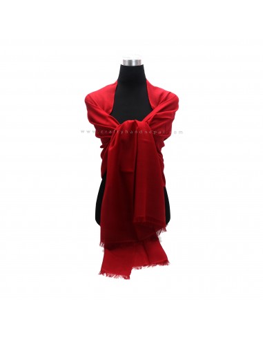 Worldwide free shipping Imperial Red Plain Pashmina Shawl, kashmere shawl