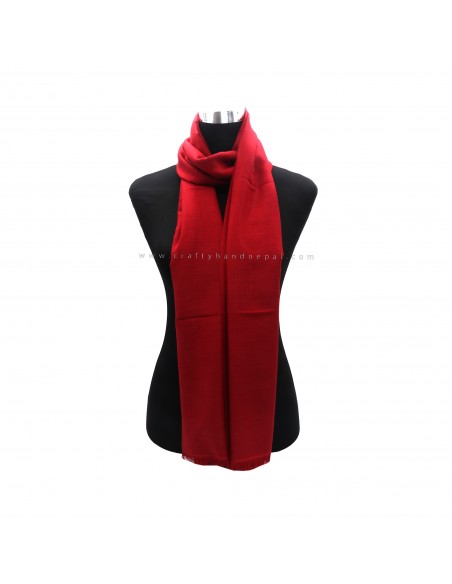 Worldwide free shipping Imperial Red Plain Pashmina Shawl, kashmere shawl