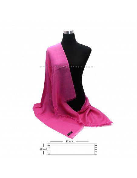 Free shipping Pink Plain Pashmina Shawl, kashmere shawl, luxury cashmere shawl