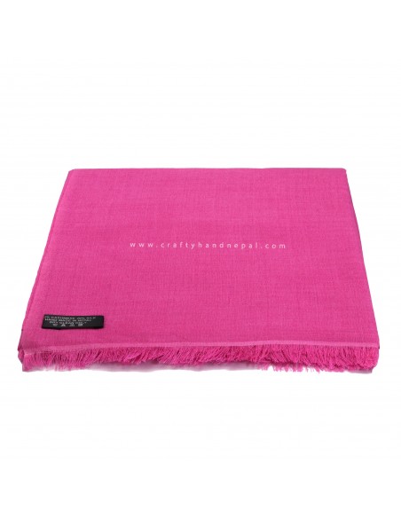 Free shipping Pink Plain Pashmina Shawl, kashmere shawl, luxury cashmere shawl