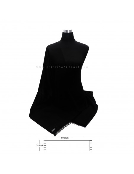 Worldwide free shipping black 80% pashmina 20% silk Hand-woven pashmina, kashmere shawl