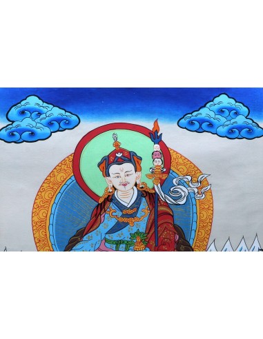 Guru Padmasambhava a slob-dpon “teacher” and Padma ‘Byung-gnas” lotus born”, guru Rimpoche