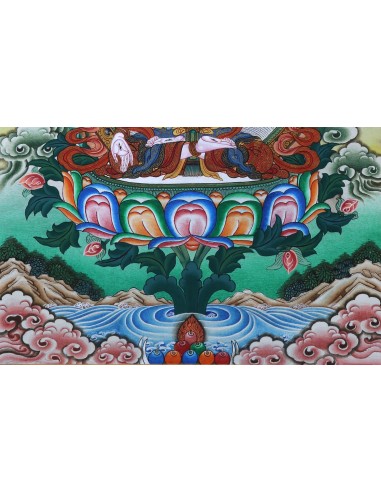 White tara long-life, healing, compassion, health, Thangka, cotton canvas, Mantra, Spirituality, Enlightenment