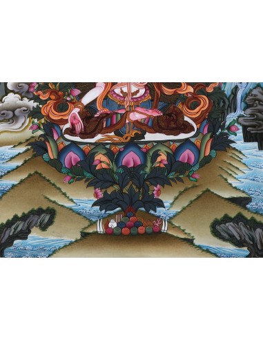 White tara long-life, healing, compassion, health, Thangka, cotton canvas, Mantra, Spirituality, Enlightenment