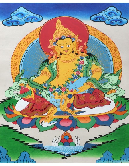 Guardian of Material Well-being, The Lord of Riches, The Patron of Abundance,Vaisravana, Jambhala or Dzambhala, Teaching guru