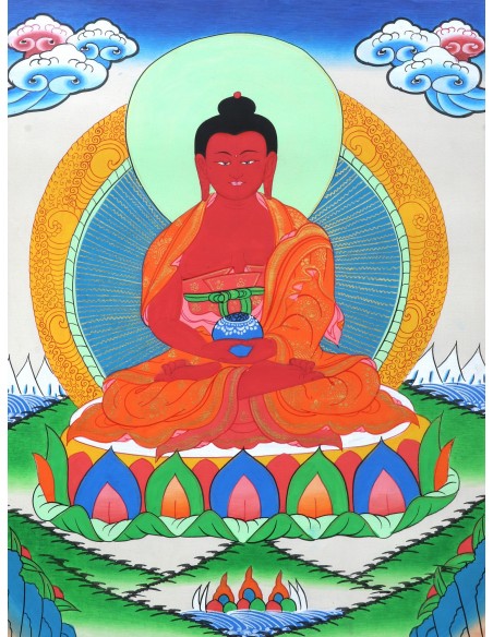 Amitabha (Infinite Light), Amitayus, Buddha of Boundless Light, Buddha of Infinite Light, Buddha of Immeasurable Life, light bud