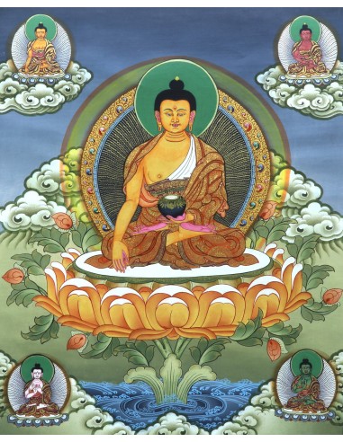Shakyamuni Buddha, Mindfulness, Compassion, Love, Kindness, Shakyamuni Buddha Thangka Painting, Gautam Buddha, Buddha, Siddharth