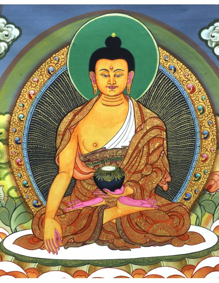 Shakyamuni Buddha, Mindfulness, Compassion, Love, Kindness, Shakyamuni Buddha Thangka Painting, Gautam Buddha, Buddha, Siddharth