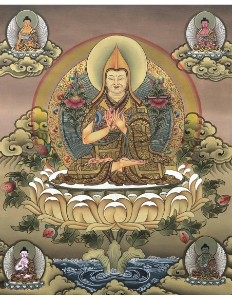 Lama Tsongkhapa, Ganden Monastery, Tsongkhapa, Buddhism, Tibetan Buddhism, Buddha, Dharma, Enlightenment, meditation, purify