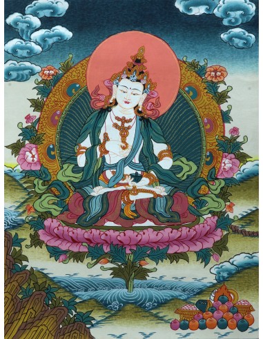 wisdom (male) and compassion (female), Vajrasattva, pure and clean, divine couple, female figure represents the active, pure