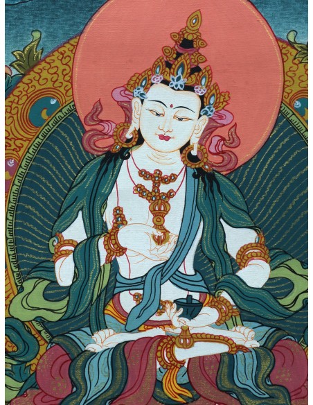 wisdom (male) and compassion (female), Vajrasattva, pure and clean, divine couple, female figure represents the active, pure