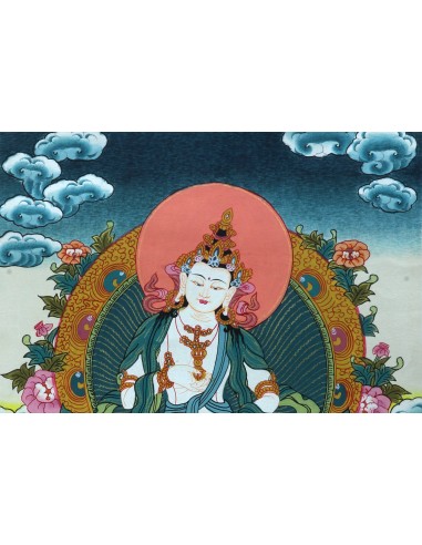 wisdom (male) and compassion (female), Vajrasattva, pure and clean, divine couple, female figure represents the active, pure