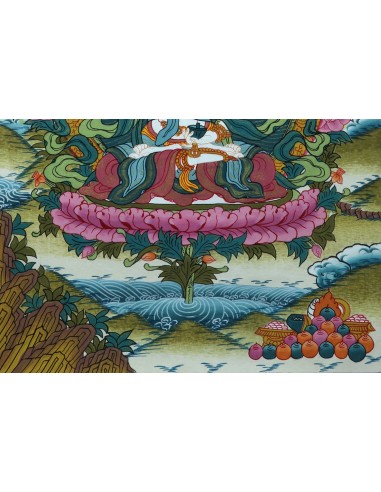 wisdom (male) and compassion (female), Vajrasattva, pure and clean, divine couple, female figure represents the active, pure