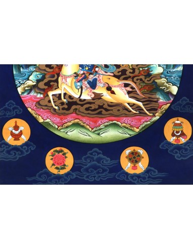 Palden Lhamo, Shri Devi, Remati, Dudsolma, Mahakali, Yum Chenmo, Tseringma, Kali, Tara, Drolma, Protection from obstacles