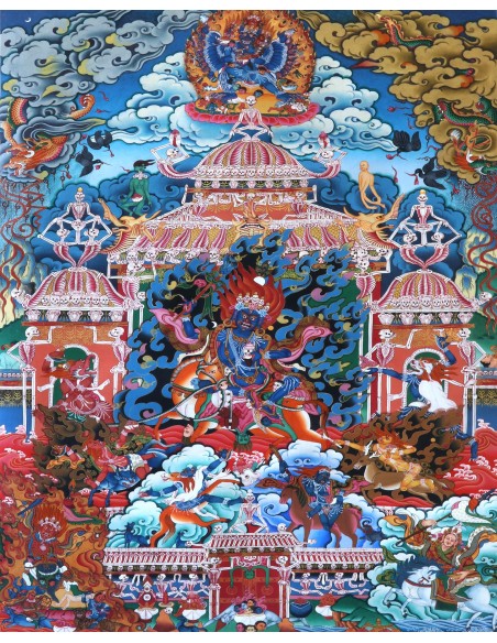 ability to protect practitioners from harm, obstacles, and negative energies, purification of negative karma, Inspiration