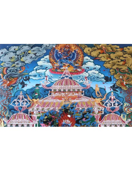 ability to protect practitioners from harm, obstacles, and negative energies, purification of negative karma, Inspiration