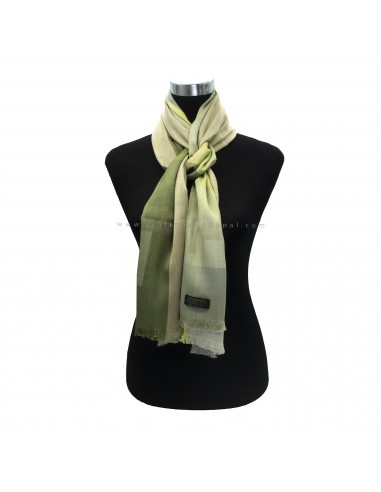 Unisex Modern design check yellow and green pure silk design Exclusive 100% cashmere pashmina,22x70 inches,warm Silk Enchantment