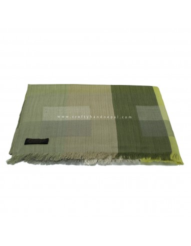 Unisex Modern design check yellow and green pure silk design Exclusive 100% cashmere pashmina,22x70 inches,warm Silk Enchantment