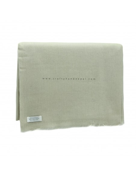 Free shipping worldwide creamy white 100% pure cashmere shawl