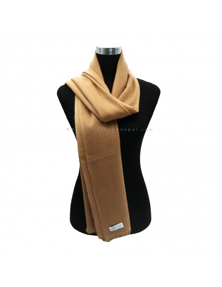 free shipping exclusive camel tone color 100 pashmina shawl from Nepal gift