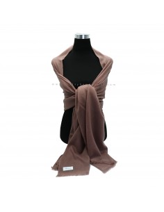 Free shipping hot brown chocolate color exclusive 100% pashmina shawl from Nepal. 2