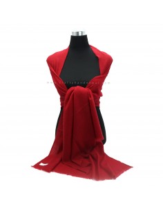 worldwide free shipping Cozy Red Cherry Cashmere Pashmina Wrap shawl