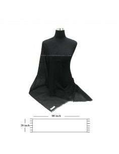 Handmade in Nepal cashmere pashmina, quality assured, genuine materials, high quality,28*80 inches kashmire cool black Diamond 2