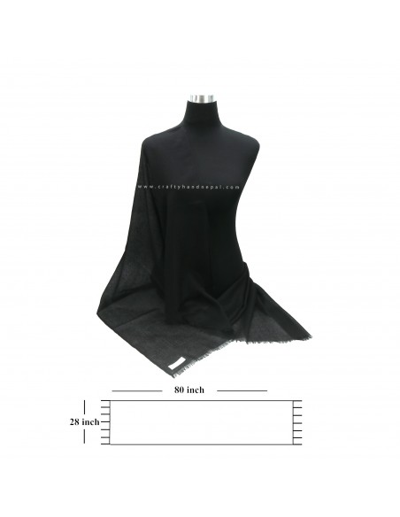 Handmade in Nepal cashmere pashmina, quality assured, genuine materials, high quality,28*80 inches kashmire cool black Diamond