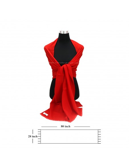 Exclusive cherry red diamond pattern shawl worldwide free shipping, lightweight