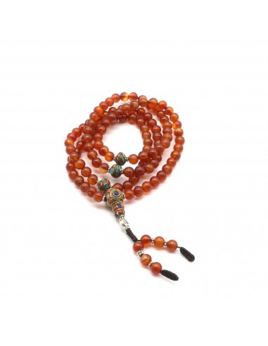 108 Beads japa mala and 22 beads creative beads, carnelian prayer beads, promotes energy, productivity, and healthy lifestyle