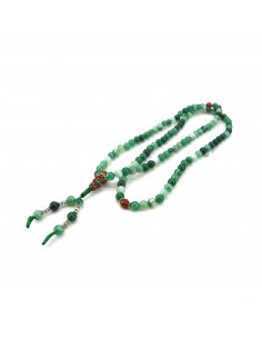 Heart chakra 108 good balancing characterise green agate japa mala and prayer beads, support digestive system,yoga gift,healing 2