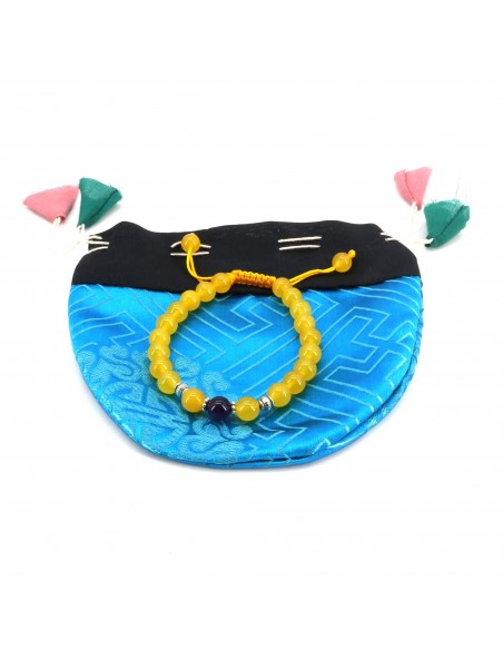 Yellow jade 108 japa malai and 22 beads wrist band, symbol fo happiness, success, protect, yoga, good for a healer handmade japa