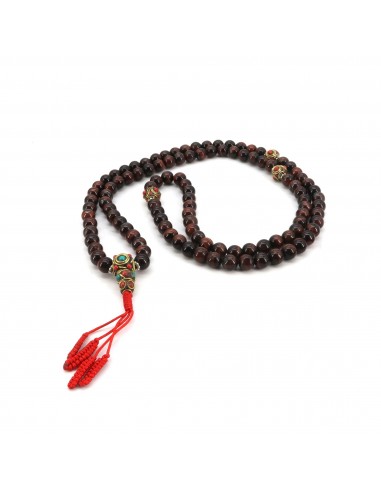 108 beads Tibetan root chakra red tiger eye Japa mala and wrist band set, wholesale, unisex bracelet, best for yoga meditation