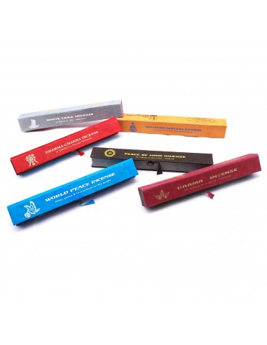 6 Boxes Himalayan Tibetan Incense(162 Sticks), handmade in nepal incense, Karma ,World Peace , White Tara ,Peace of Mind , Dharm