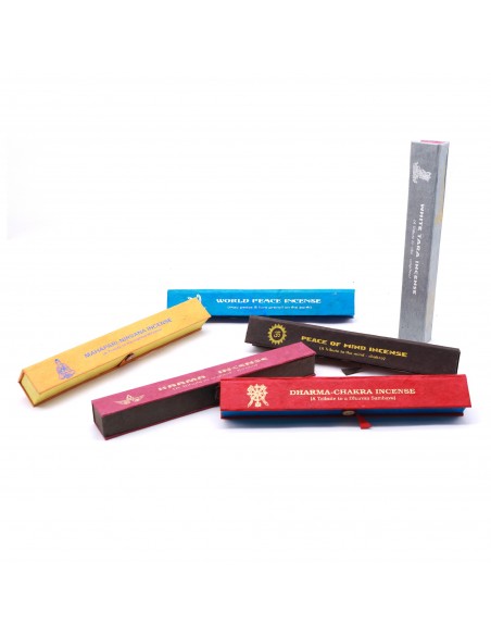 6 Boxes Himalayan Tibetan Incense(162 Sticks), handmade in nepal incense, Karma ,World Peace , White Tara ,Peace of Mind , Dharm