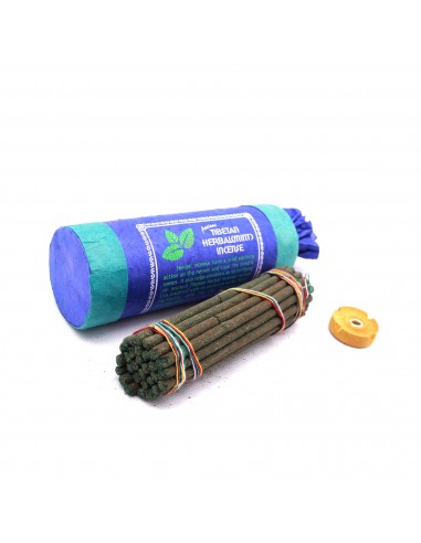 ancient tibetan agarwood incense, red-sandalwood , flower anthopogan Rhododendron, saffron nagkeshar and herbal mint incense