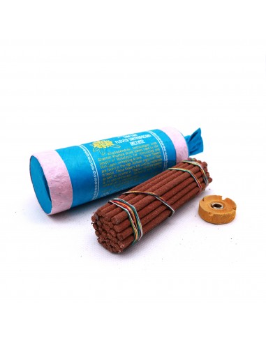 ancient tibetan agarwood incense, red-sandalwood , flower anthopogan Rhododendron, saffron nagkeshar and herbal mint incense