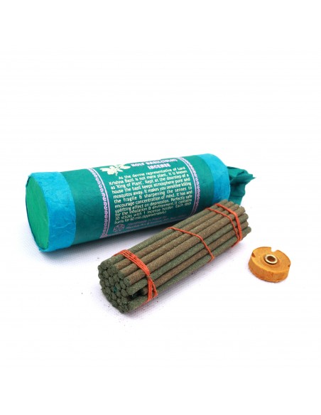 Valerian (Sugandhawal) , Spikenard(Pang Poe) , Holy Basil (Tulsi) , Bdellium (Gokul-Resin) Incense, and green tea incense in se